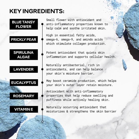 Barker Wellness Co Bath Soak Vegan Bath Bomb Blue Tansy NIB - Picture 7 of 11